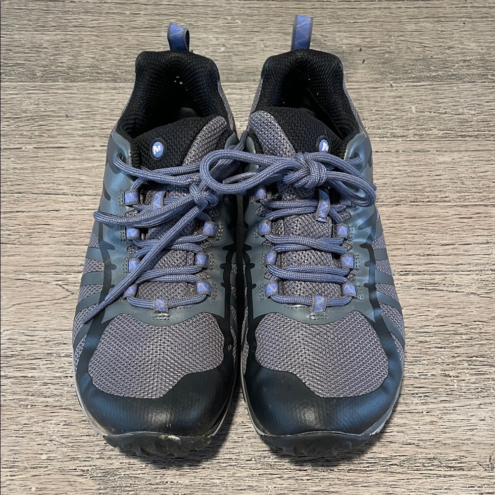 Merrell Siren Edge Q2 Athletic Hiking Shoe Woman's Size 9.5 Gray & Blue